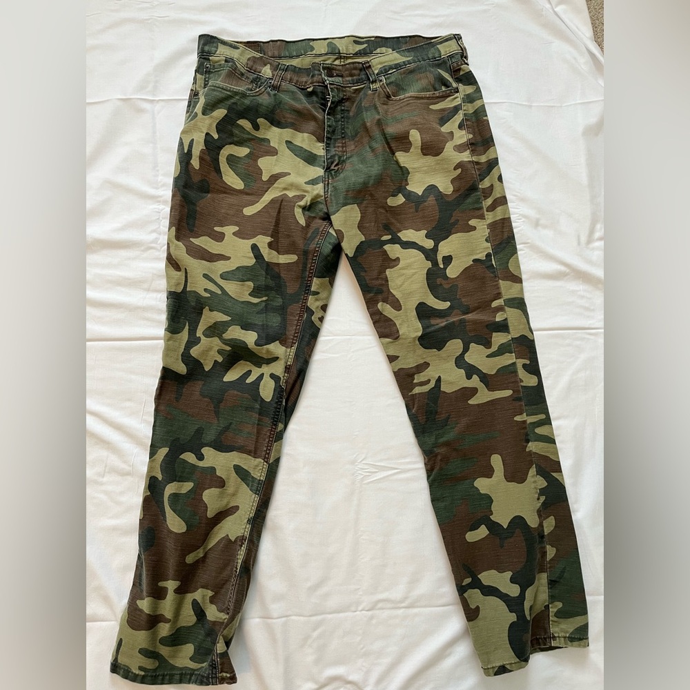 Levi's 541 Athletic Taper Camo Jeans rare colorway